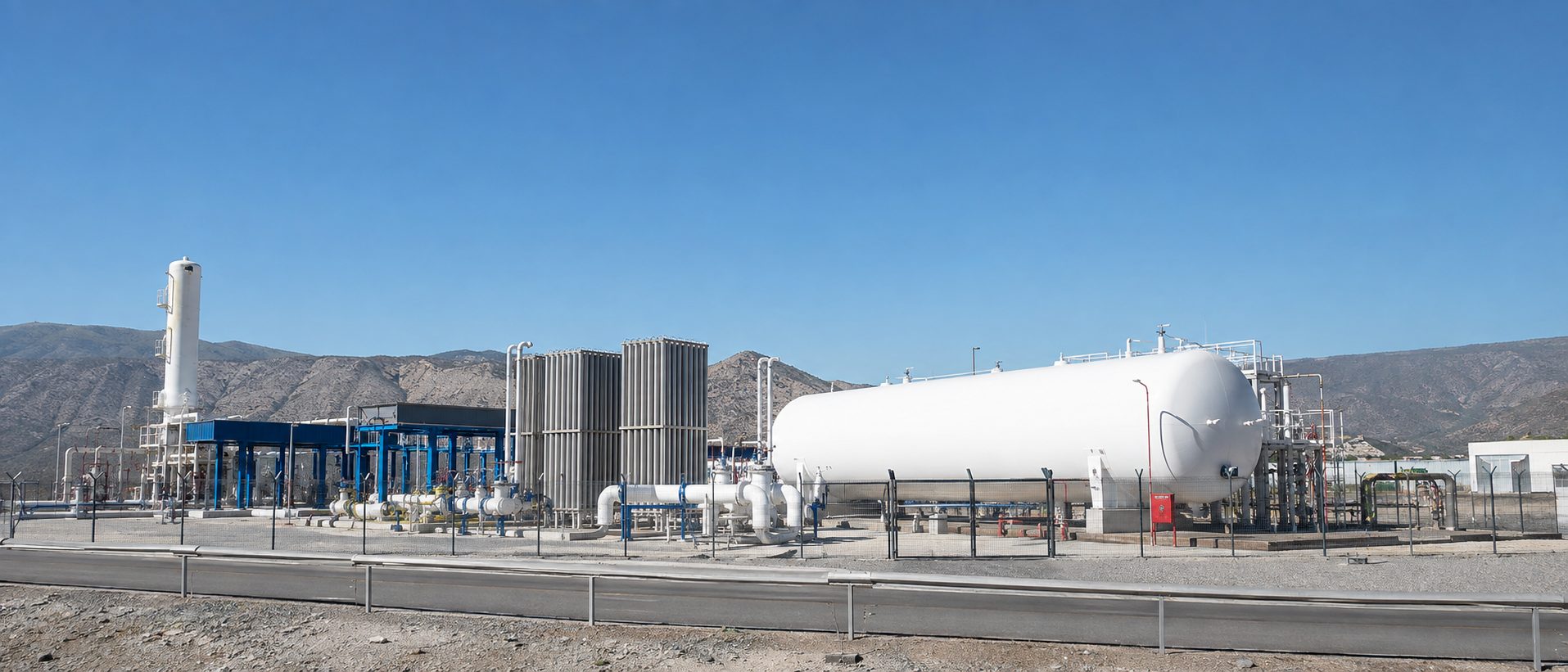 Planta satélite de regasificación de gas natural licuado