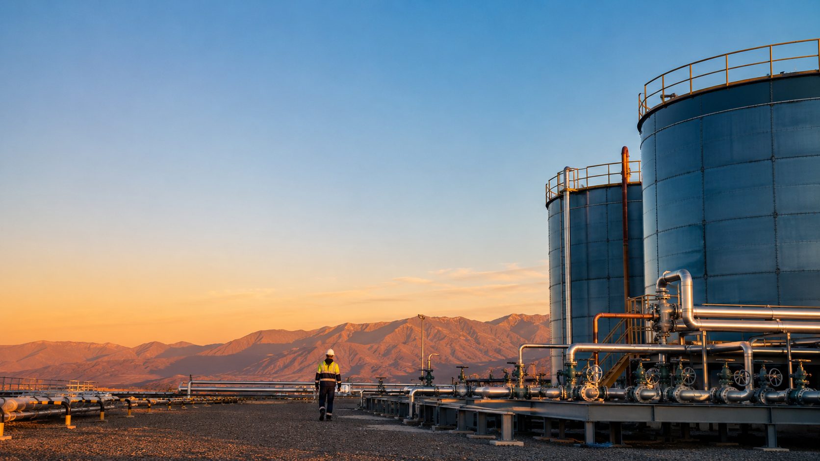 Planta industrial de almacenamiento y transferencia de combustible